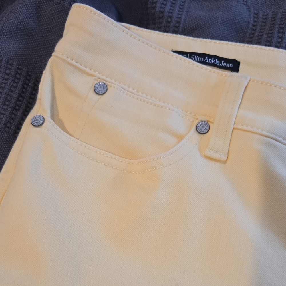 Talbots Yellow Women's Skinny Jeans - Picture 3 of 9